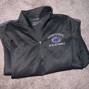 Nike Gray Penn State Volleyball Pull-over with Pockets